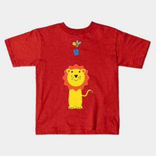 Lion and bee Kids T-Shirt